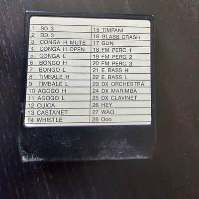 Yamaha RX5 Digital Rhythm Programmer 1986 - Black imagen 2