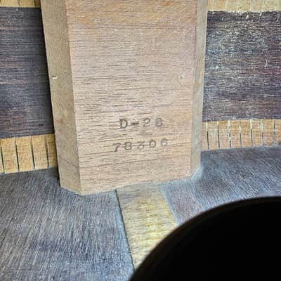1941 Martin D-28 Herringbone Acoustic Guitar - Needs Work image 11
