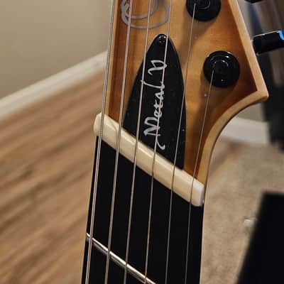 Ormsby Metal V GTR 6 Run 9 Iced Tea Burst Multiscale Fanned Fret w/ Hardshell Case image 5
