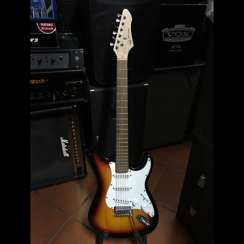 GEWA RC-100 VGS Pure Series Electric Guitar 3-Tone Sunburst w/ Bag and Strap image 1