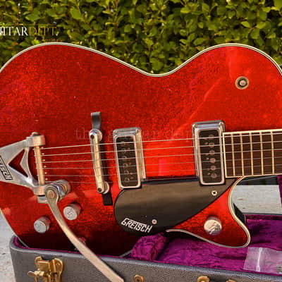 ♚MINT♚ 2012 Gretsch CUSTOM SHOP G-6128 MASTERBUILT JET Stephen Stern♚RED SPARKLE♚Dynasonics !♚OHSC♚8 LBS♚COA image 21