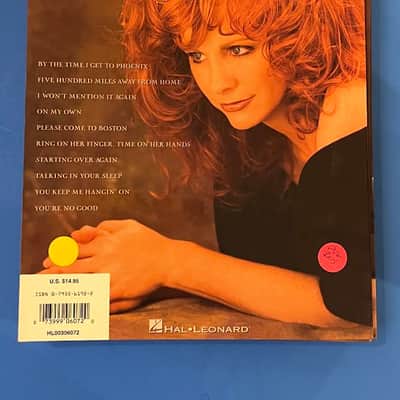 Reba McEntire Starting Over Piano, Vocal & Guitar Sheet Music Book image 3