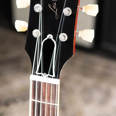 Gibson Custom Shop 1958 Les Paul Standard Reissue - VOS Iced Tea Burst with Brown/Pink Lifton Reissue 5-Latch Case - Used image 6