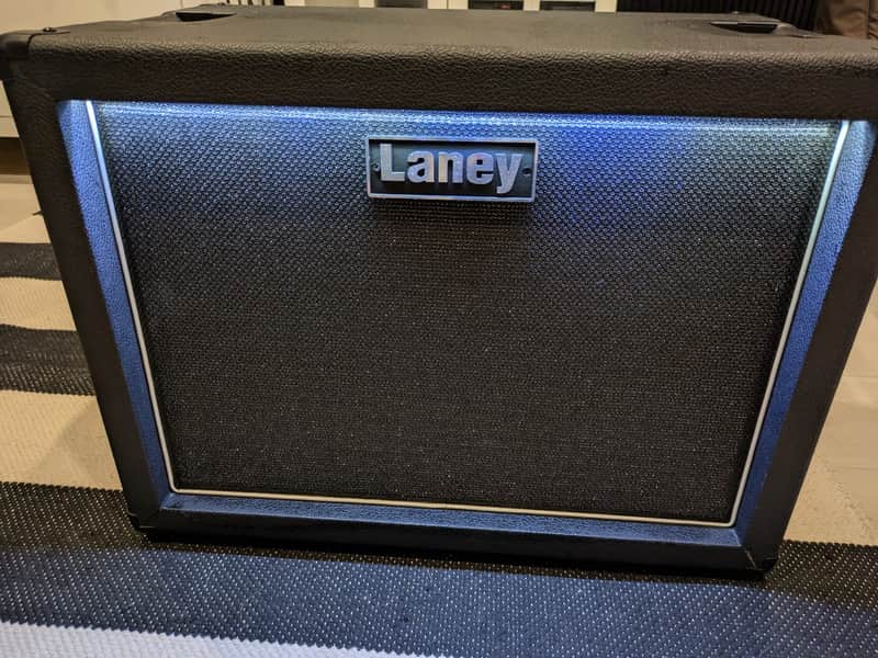 Laney LFR-112 Full Range 1x12" 200-Watt Active Guitar Cabinet 2018 - Black image 1
