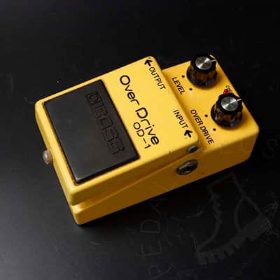Boss OD-1 Over Drive 1980 Japan made Silver screw model image 3