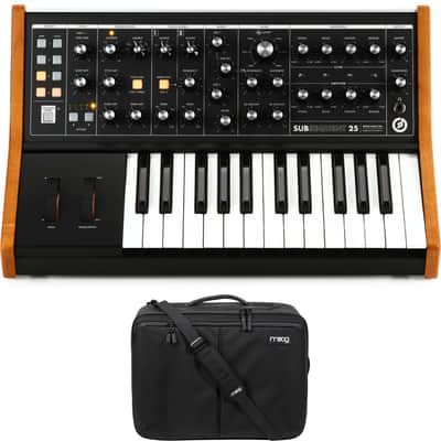 Moog Subsequent 25 Analog Synthesizer with Semi-Rigid Case