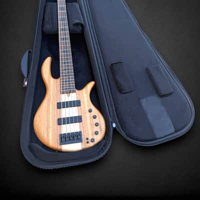 Elrick EVO PLATINUM 5 String Figured Curly Koa 2025 - Natural image 2