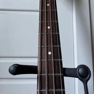 Greco TB-700 Thunderbird Bass Black 1980s MIJ with Hipshot SuperTone Gibson Bridge + Gibson Thunderbird Case image 10