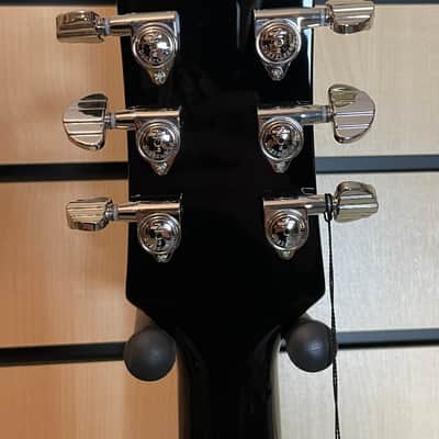 Duesenberg Paloma D6 Baritone Black Sparkle Electric Guitar Gigbag image 10