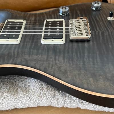 Mint! Limited Edition 2017 PRS CE 24 - Nitro Satin Gray Black Smokewrap W/ Hardshell Case image 5