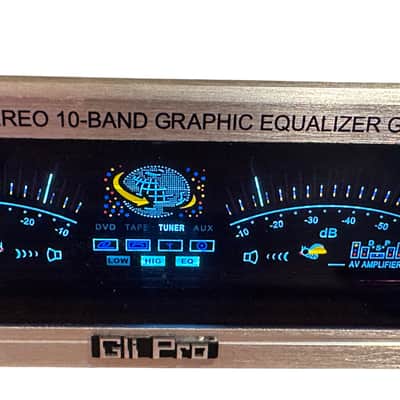 GLI Pro GQ-3000 Stereo 10-Band Graphic Equalizer Rackmount EQ 1990-2000s image 12