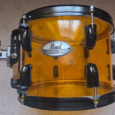 Pearl CRB525FP/C732 Crystal Beat 10 / 12 / 14 / 16 / 22" 5pc Shell Pack 2014 - 2020 - Tangerine Glass image 5