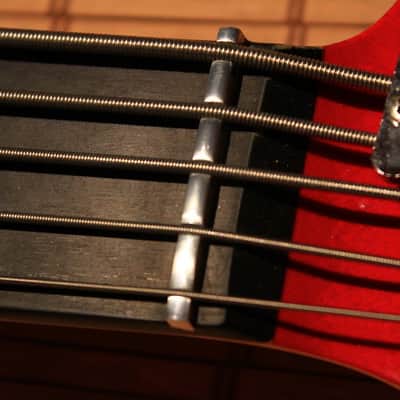 MOON JJ-5 Ash Jazz Bass PGM Transparent Red image 15