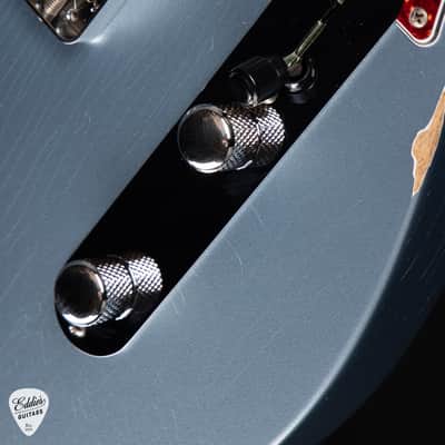 2024 - Suhr Eddie's Guitars Exclusive Roasted Classic T Antique - Ice Blue Metallic image 15