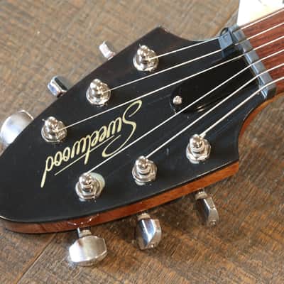 Sweetwood Rosewood Double-Cut Natural Electric Guitar + OHSC (5673) image 13