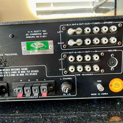 Scott T-527 tuner,stereo amplifier a-457 for sale