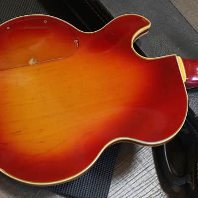 1973 Gibson L5-S Custom Solid Body Electric Guitar Cherry Sunburst + OHSC image 12