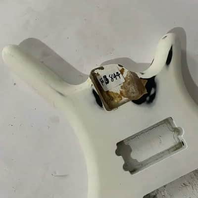 White DIY Project Bass Guitar Body image 7