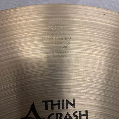 Zildjian 16" A Series Thin Crash Cymbal image 2