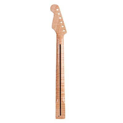 21 Fret Canadian Tiger Wood Electric Guitar Neck handle for Fender ST image 2