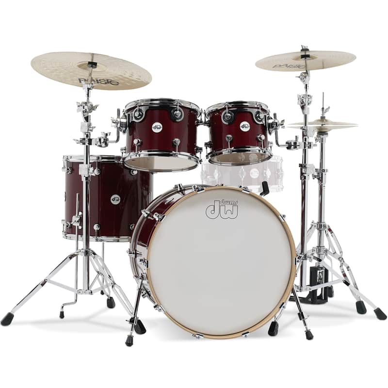 Drum Workshop Design Series 4-Piece Shell Pack - Cherry Stain image 1
