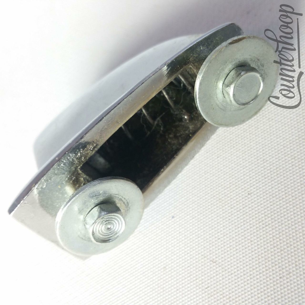 Ludwig Tom/Snare Drum Small Classic Lug Chrome 1 1/4" Vintage 80s USA Hardware* — main photograph