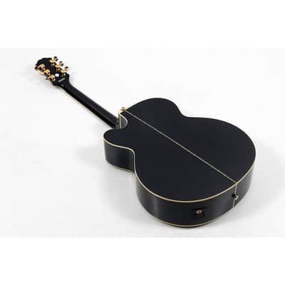 Epiphone J-200 EC Studio Acoustic-Electric Guitar Regular Transparent Ebony Burst image 2