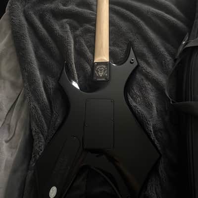 B.C. Rich Stranger Things “Eddie's” Inspired NJ Warlock 2022 - Black image 3