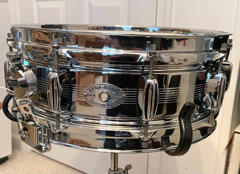 Rogers 7-Line DynaSonic 5x14 snare drum w/NEW B&B lugs SN1789 image 1