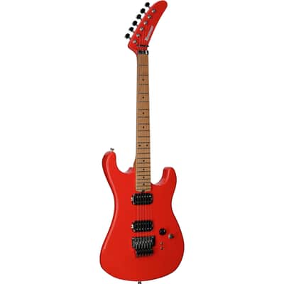 Kramer 84 HH FR Electric Guitar, Maple Fingerboard (with Gig Bag), Radiant Red image 6
