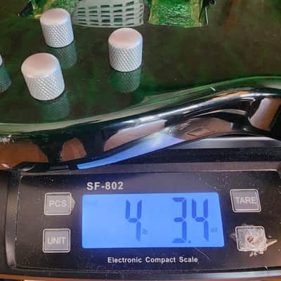 Peavey Fury V 5-string bass body 2007 - green QM image 16
