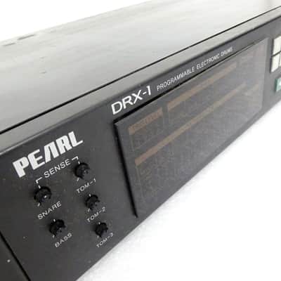 Pearl DRUM-X Vintage Analog Drum Synthesizer Module w/ 3 x DRX-1 Pads RARE MIJ image 5