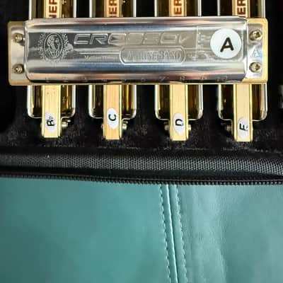 Case of 7 Hohner Crossover Harmonicas - Like new image 3