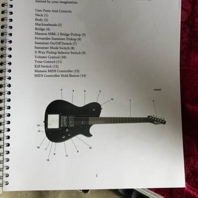 Manson MB-1 Matthew Bellamy Signature Guitar image 17