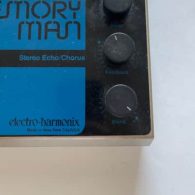 Electro Harmonix Stereo Memory Man Echo Chorus Vibrato 1984 Guitar Effect Pedal image 3