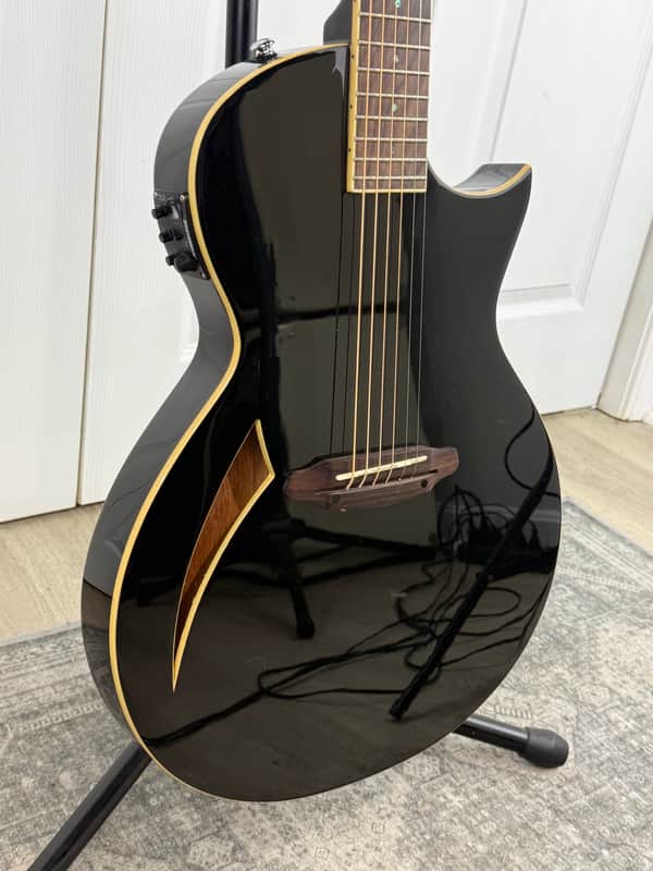 ESP LTD TL-6 Acoustic-Electric Guitar 2023 Black image 1