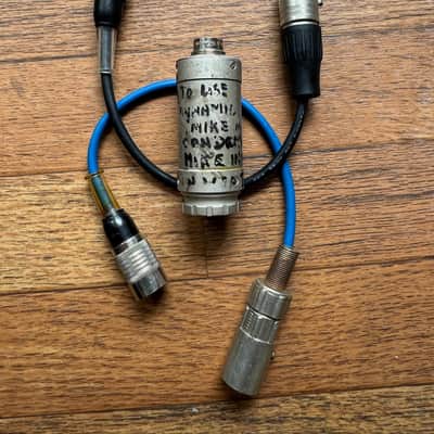 Nagra Kudelski SA QPLE X3 Y0 50Ω Ohm Inline Mic Preamplifier mic preamp for dynamic / ribbon mics T-power Phantom vintage Swiss with XLR Adapter Cables image 8