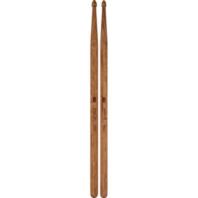 Meinl Waxed 2B Drumstick Hickory Medium Acorn tip Pair image 3