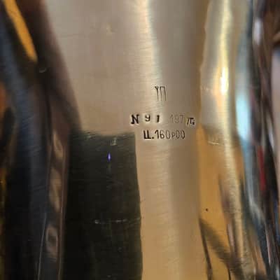Tuba "Es" Soviet 3 Valves Brass Pipe Wind Instrument Horn USSR Vintage and Rare image 8