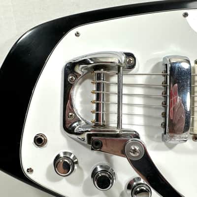 Awesomesauceguitars modified baritone Vox Phantom VI with vintage parts “The Ghost” 2026 - Black image 4