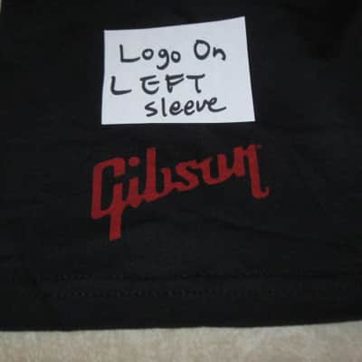 new A+ (with hang tag) genuine Gibson Firebird T-Shirt XXL (XX-Large), Black with Red Graphic, 60% Cotton / 40% Polyester - short sleeve GIBS-GA-FBBMXXL (GA-FBBMXXL) UPC # 711106533926 image 12