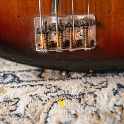 Fender Fullerton Jazz Bass Stacked Knob 80's - Sunburst image 4