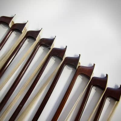 German Violin Bow High Quality 3/4 Size Circa-1900s-Brown image 11