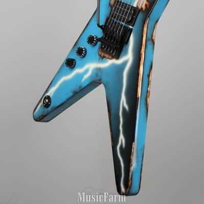 Dean USA Dime Series Rust From Hell Left Handed Handpainted Electric Guitar with Case image 2