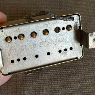 Vintage 1970s 1978 Gibson "Tarback" Super Humbucker Bridge Pickup – 7.5k Gold image 2