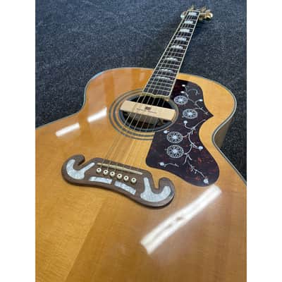 Epiphone EJ-200N Jumbo Acoustic Guitar Modified with Seymour Duncan Mounted Pickup with Hardcase Pre-Owned image 8