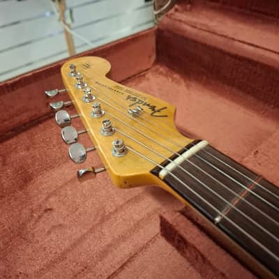 Fender Custom Shop Limited Edition `63 Stratocaster Journeyman/Closet classic/ Aged Fiesta Red (***Secondhand***) image 13