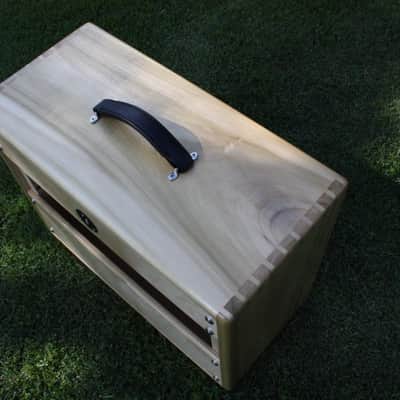B Custom cabs 1x12  Custom Guitar Speaker Cab Solid Poplar Natural Finish image 8