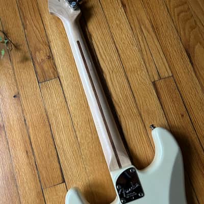 2008 Fender American Deluxe Stratocaster Olympic Pearl All Original w/ Roadrunner Gig Bag image 10