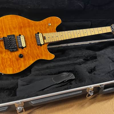 Peavey EVH Wolfgang Special Amber Quilt Electric Guitar w Case image 1